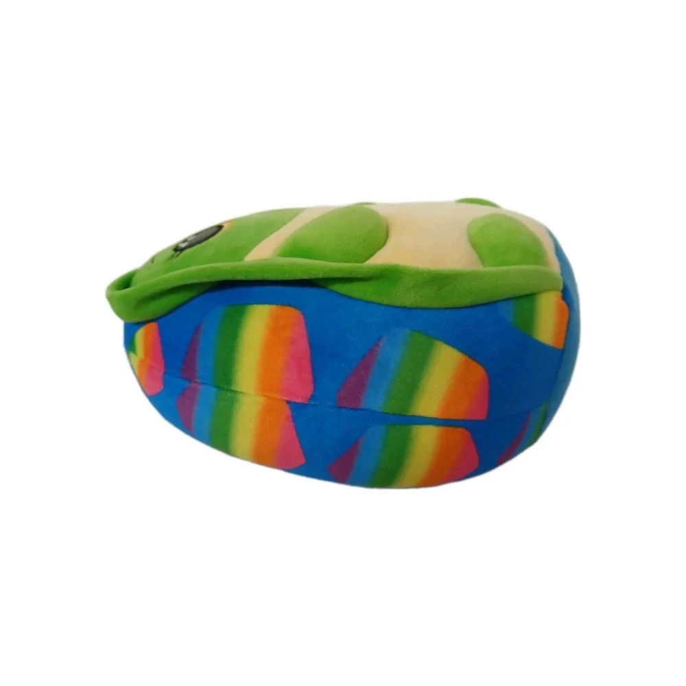 TY Beanie Squishies Plush‎ - SHRUGS Multicolored Turtle (10 inch) #Toy32